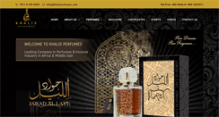 Desktop Screenshot of khalisperfumes.com